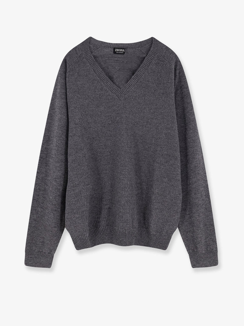 Zegna Zegna Cashmere Sweater Grey Men - World Class Fashion