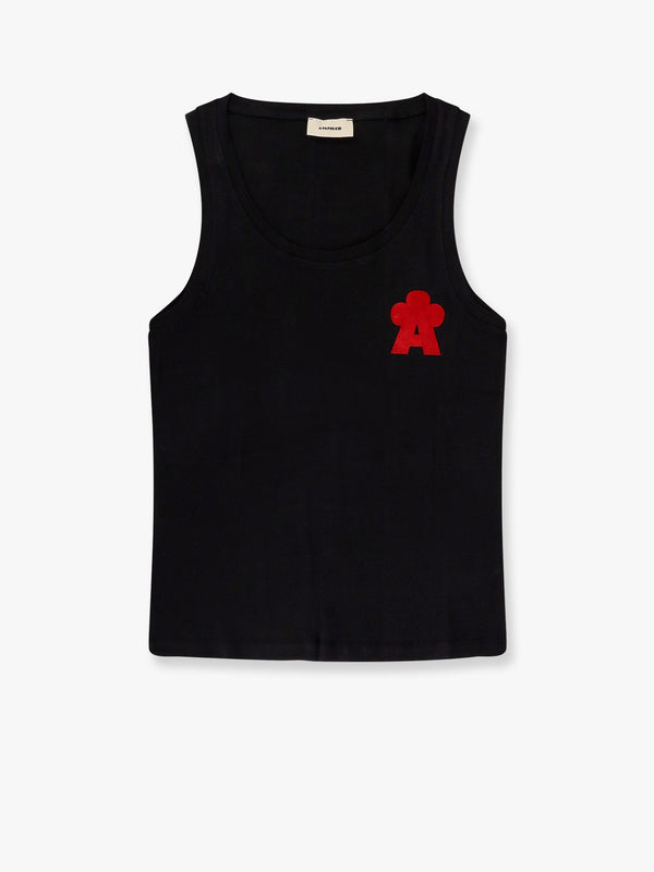 Ribbed cotton tank top