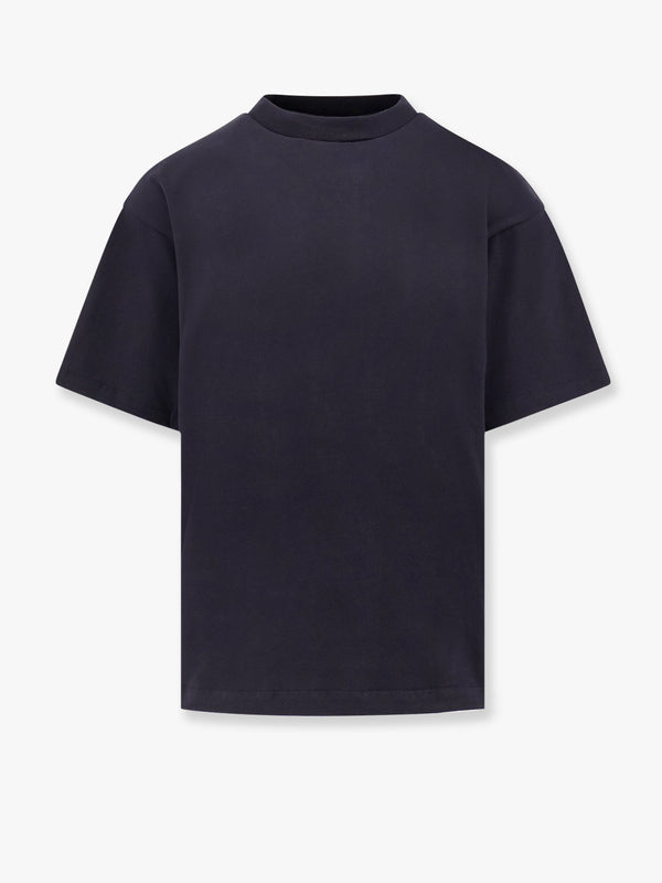 Cotton t-shirt with beads logo patch