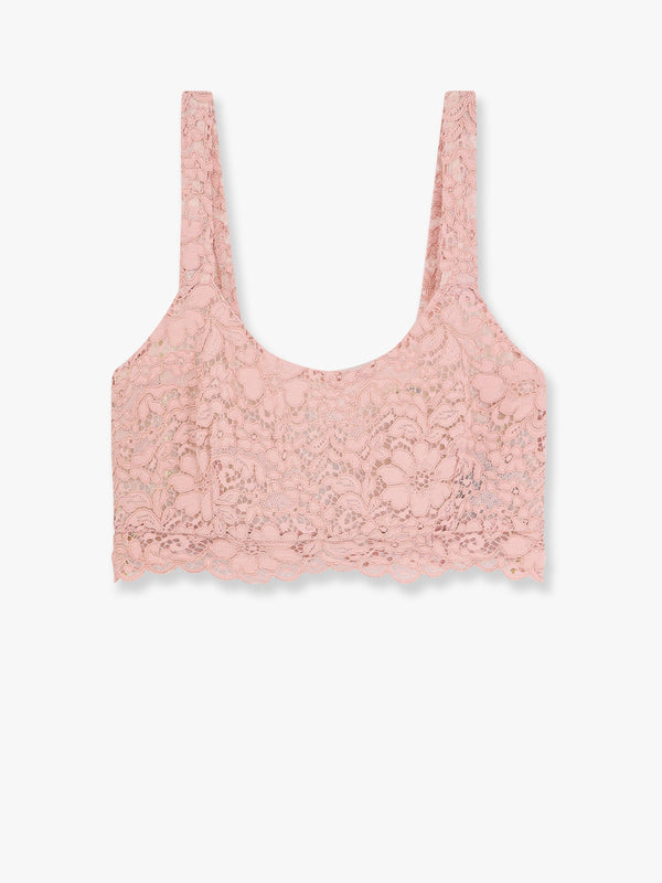 Cropped lace top