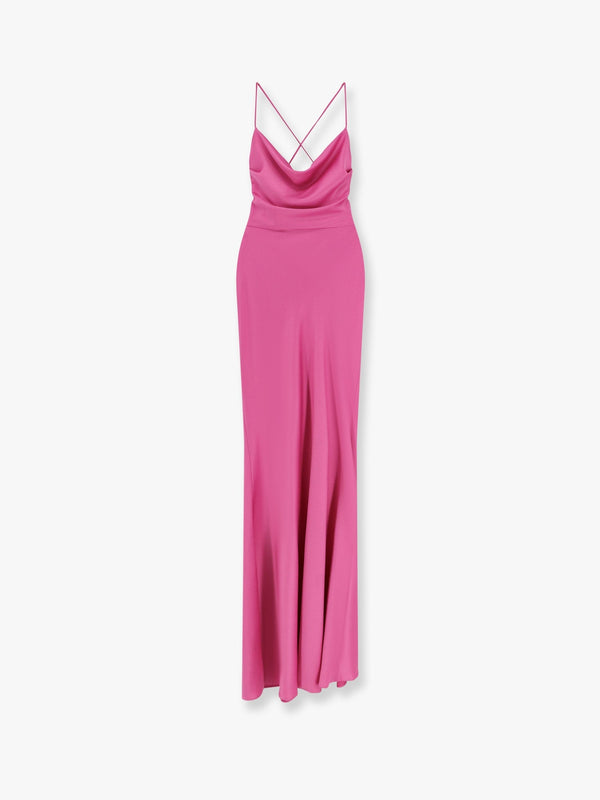 Satin long dress
