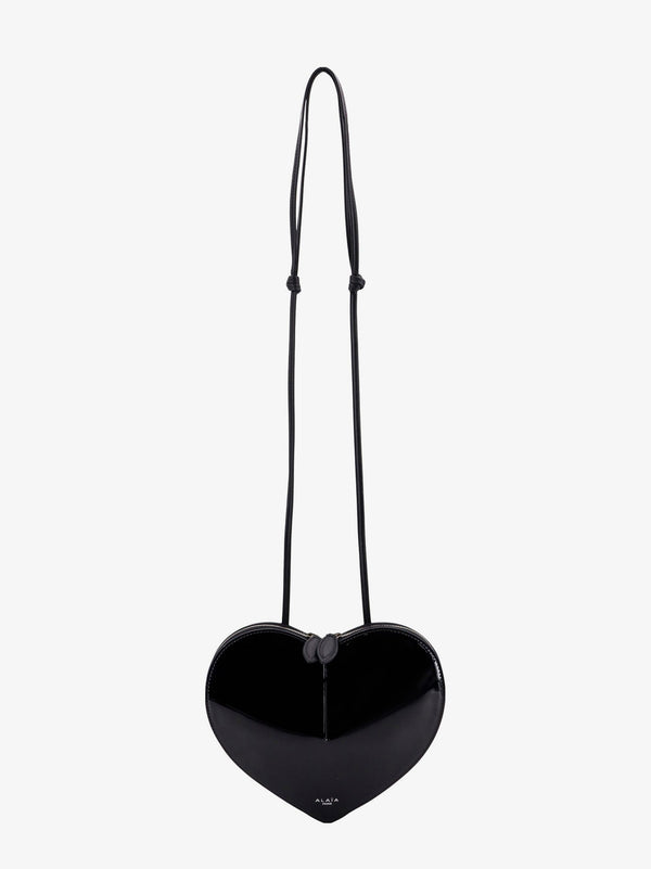 Le coeur patent leather shoulder bag