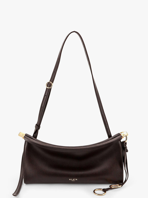Le click east west small leather shoulder bag