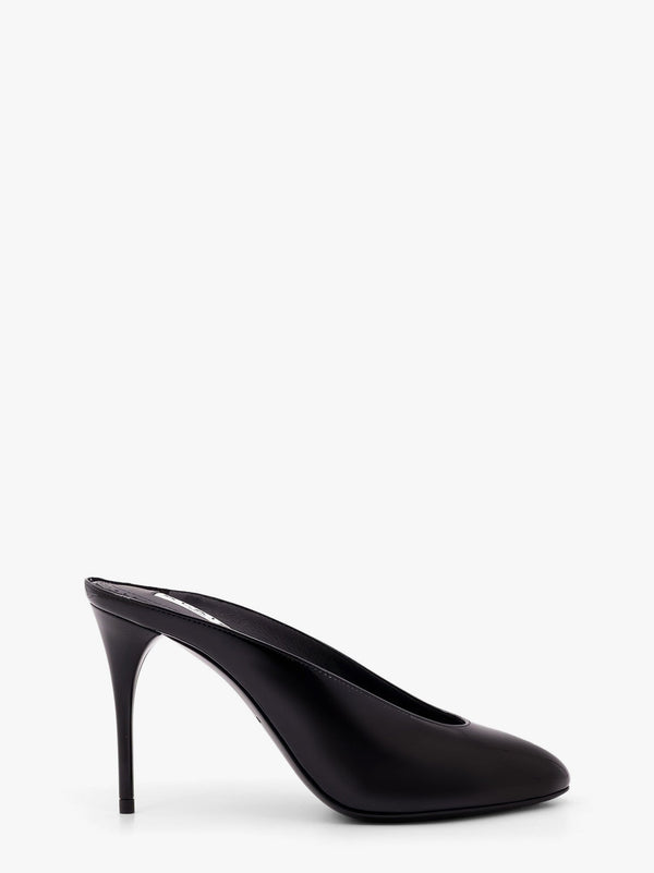 Patent leather mule