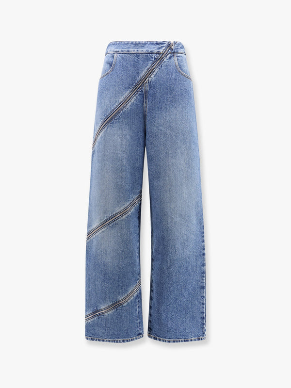 Spiral stone washed jeans