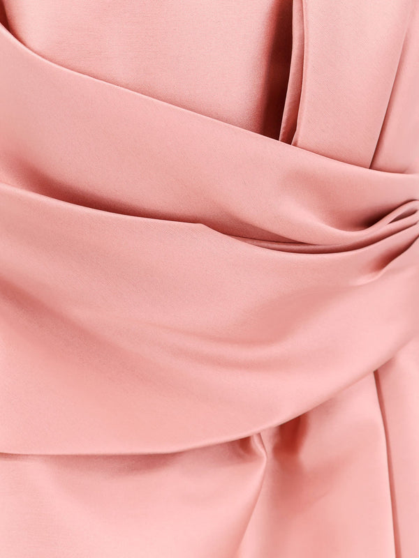 Mikado décolleté  dress