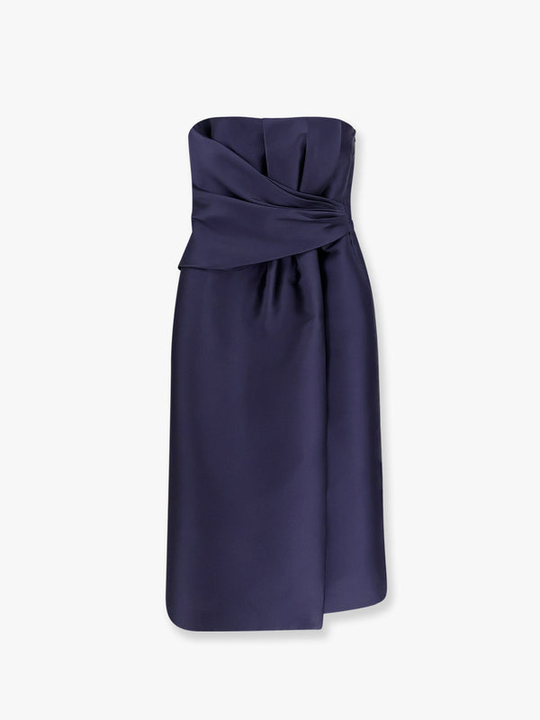 Mikado décolleté  dress