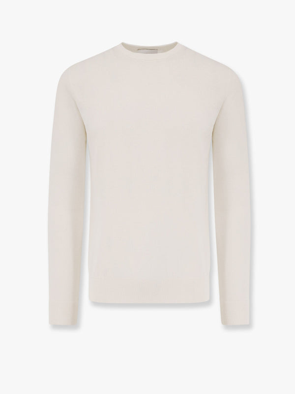 Cotton crepe sweater