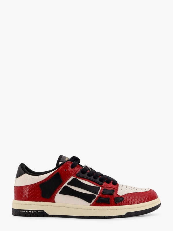 Snake skel top low leather sneakers with iconic bones