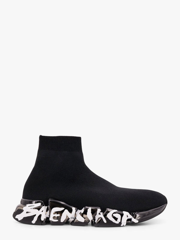 Speed 2.0 Full Clear Sole Graffiti knitted sneakers