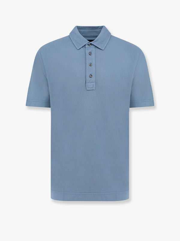 Boss L-Perry Cotton And Silk Polo Shirt