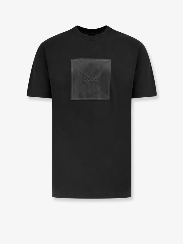 Cotton jersey t-shirt with print on the front