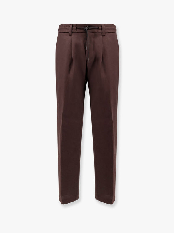 Relaxed fit linen trouser