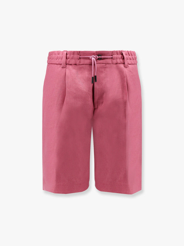Linen bermuda shorts
