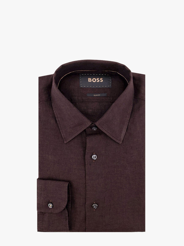 Boss Slim Fit Linen Shirt