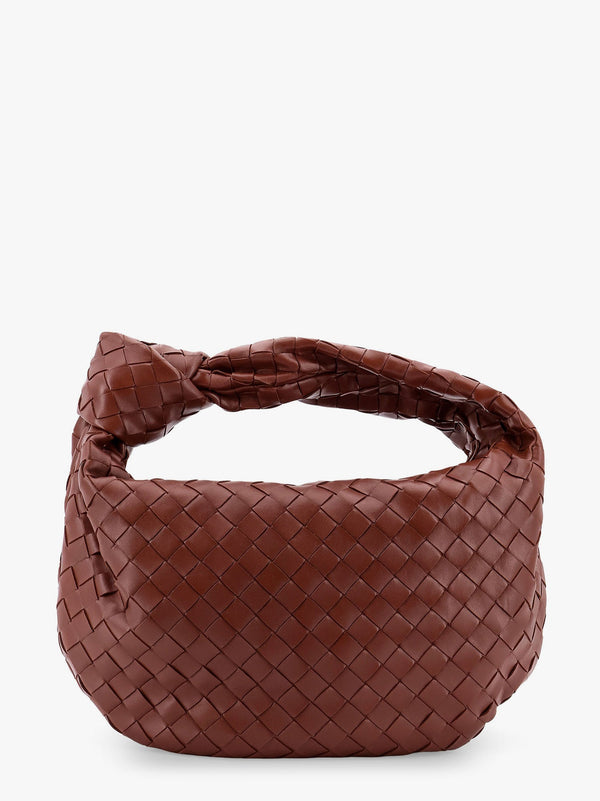 Jodie leather handbag with Intrecciato motif