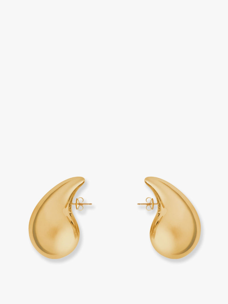 Bottega Veneta Bottega Veneta Pendientes de Plata de Ley 925 Dorados - World Class Fashion