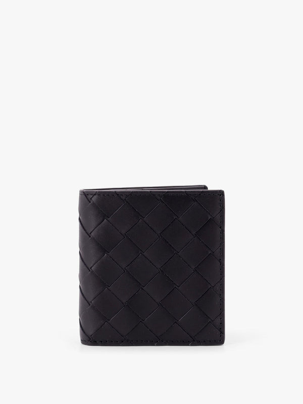 Bottega Veneta Leather Wallet With Intrecciato Motif