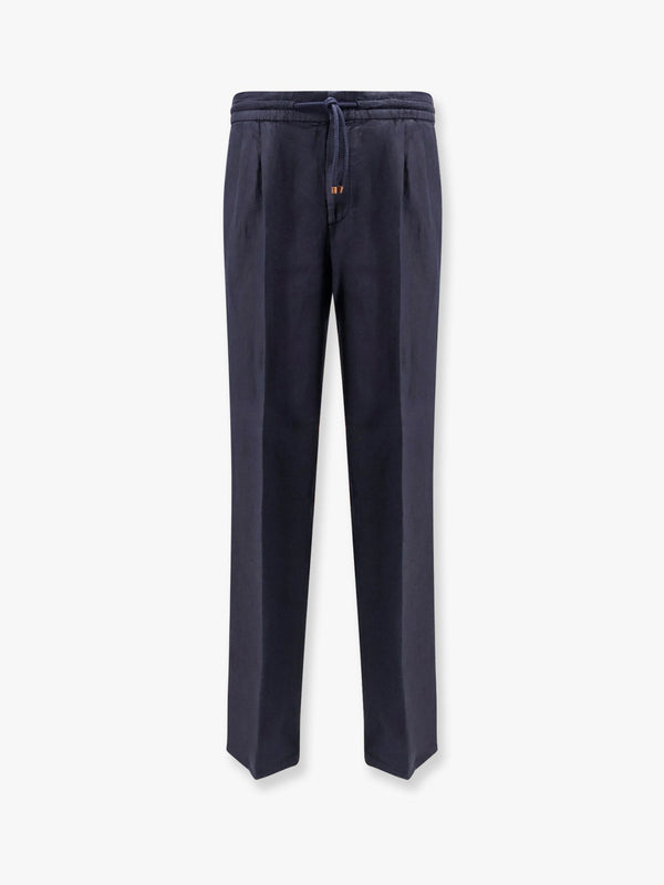Leisure fit linen trousers