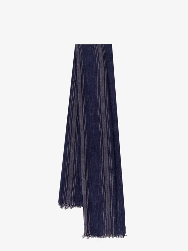 Silk and linen scarf