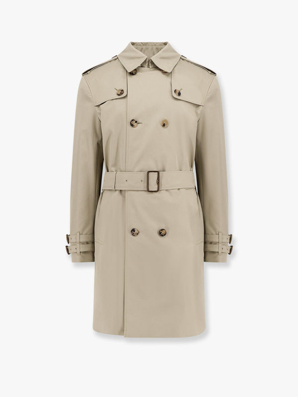 Organic cotton trench with madras lining
