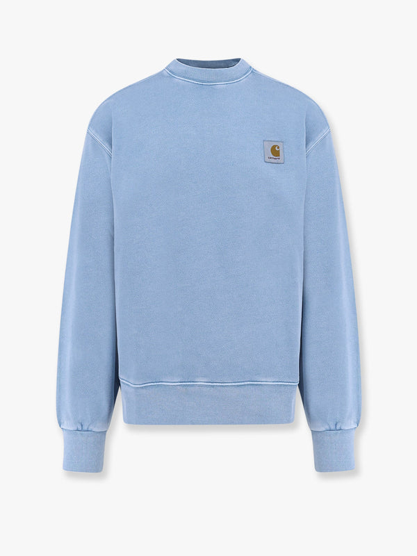Cotton sweatshirt with washed out effect