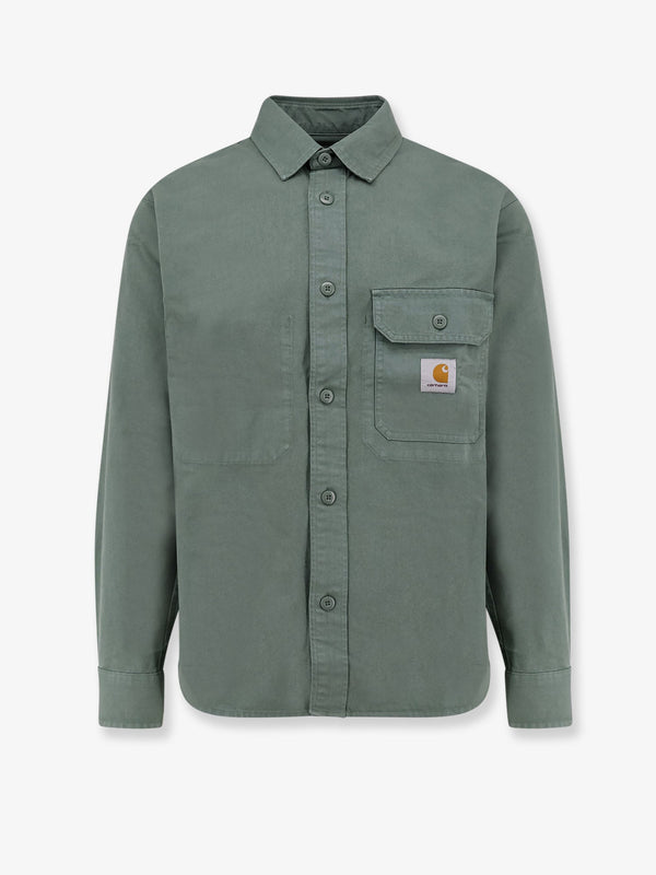 Carhartt Wip Cotton Shirt With Logo Patch