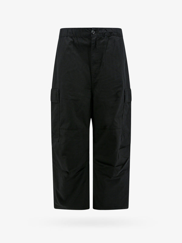 Cotton cargo trouser with back logo patch