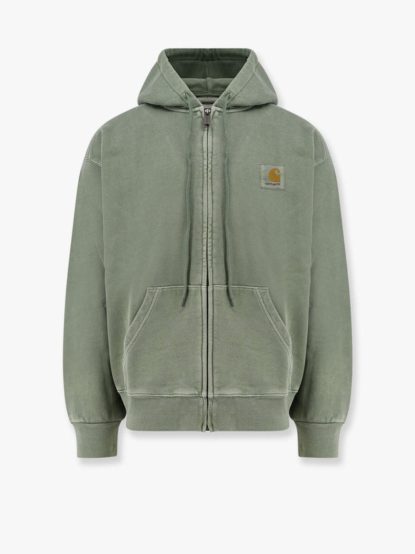 Nelson cotton sweatshirt with logo patch