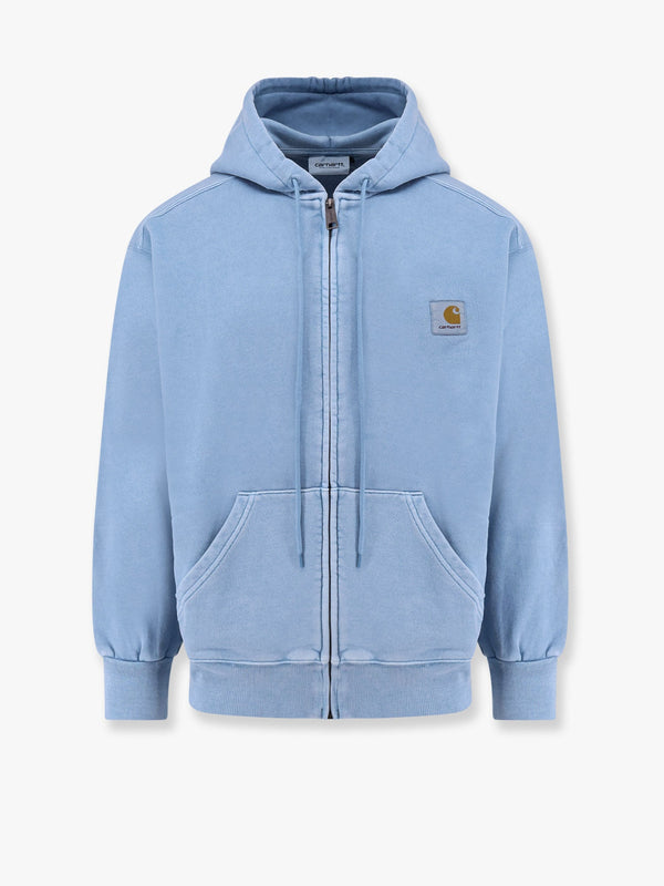 Nelson cotton sweatshirt with logo patch