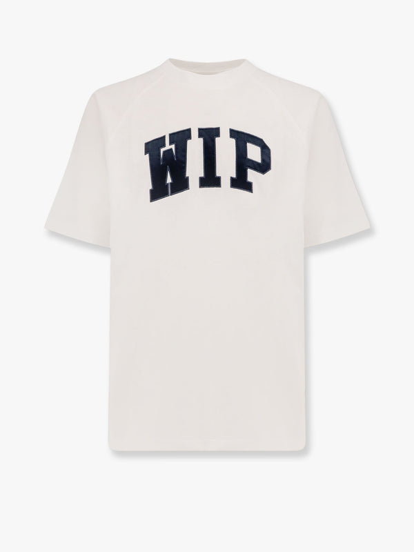 Organic cotton t-shirt with logo embroidery on the front