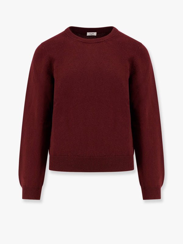Celine Cachemire Sweater With Logo Embroidery