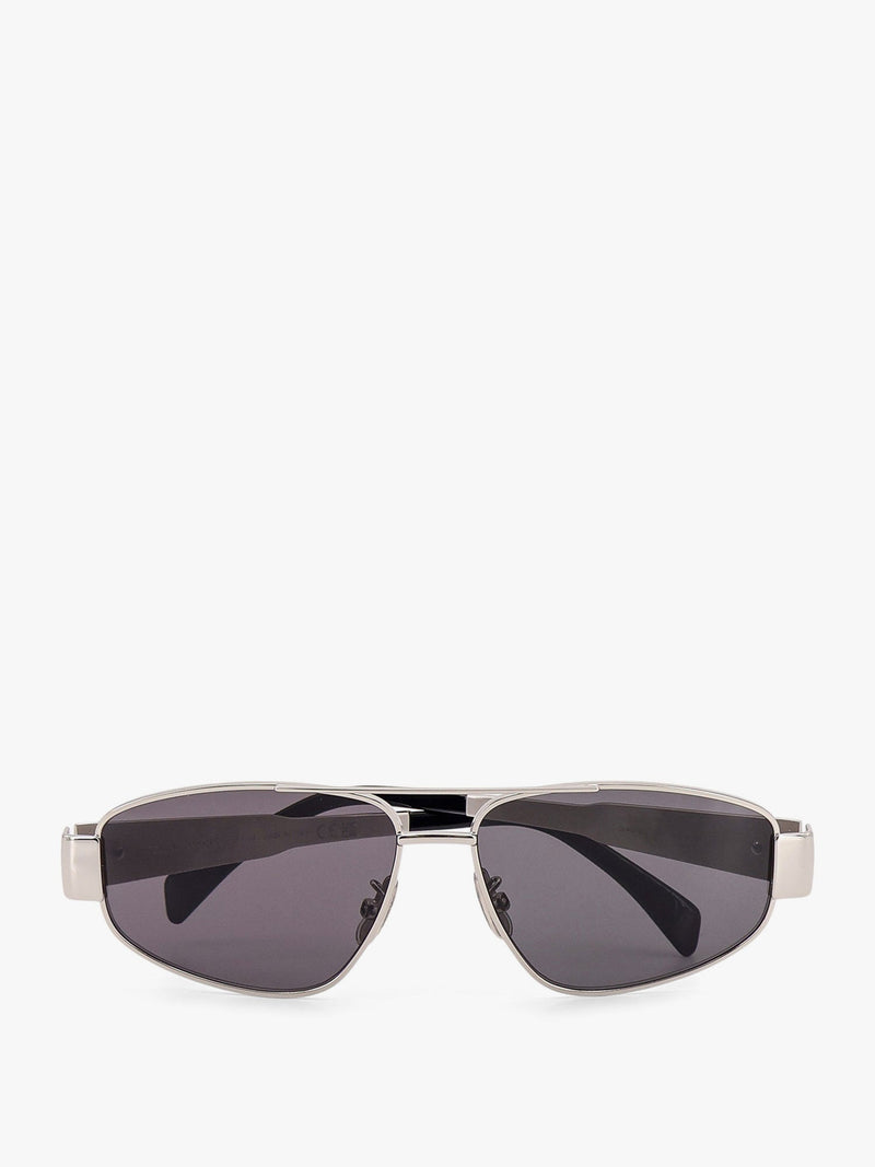 Celine Gafas de sol Celine Metal Hombre Plateadas - World Class Fashion