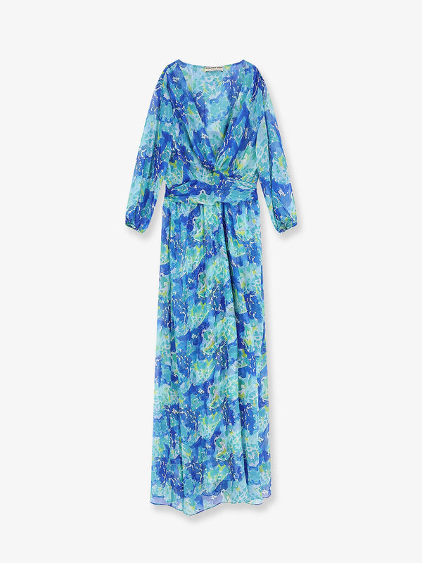 Chiara Boni Toki Chiffon Long Dress