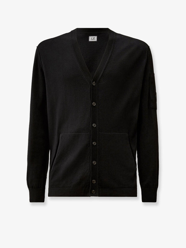 C.P.Company Cotton Cardigan With Logo Detail