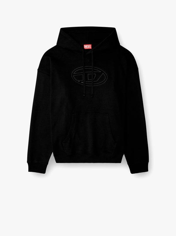 S-ummer bigoval biologic cotton sweatshirt with frontal oval-d logo