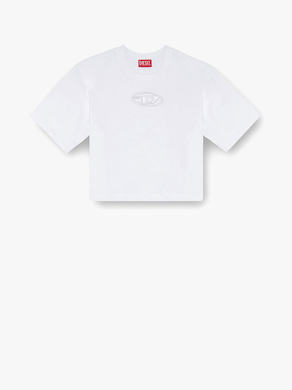 Cotton t-shirt with frontal oval-d logo