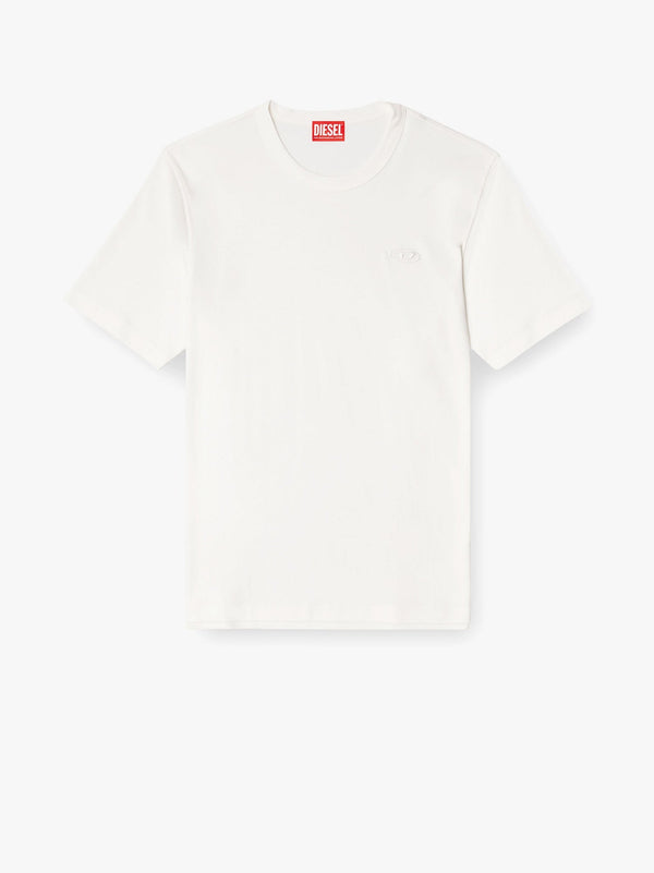 Biologic cotton t-shirt with frontal oval-d logo