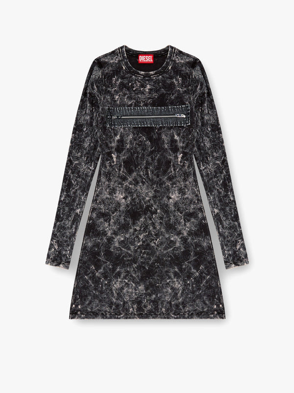 Erco cotton dress with zip and cut-out