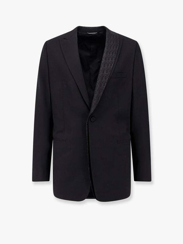 Virgin wool Tuxedo blazer with Dior Oblique detail