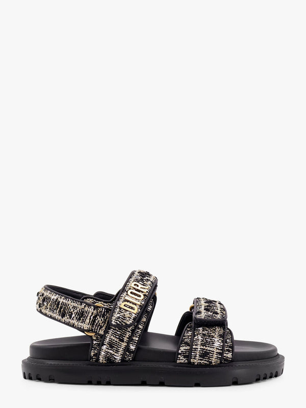 Dioract cannage tweed sandals