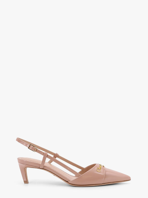 My dior patent leather slingback with christian dior paris signature
