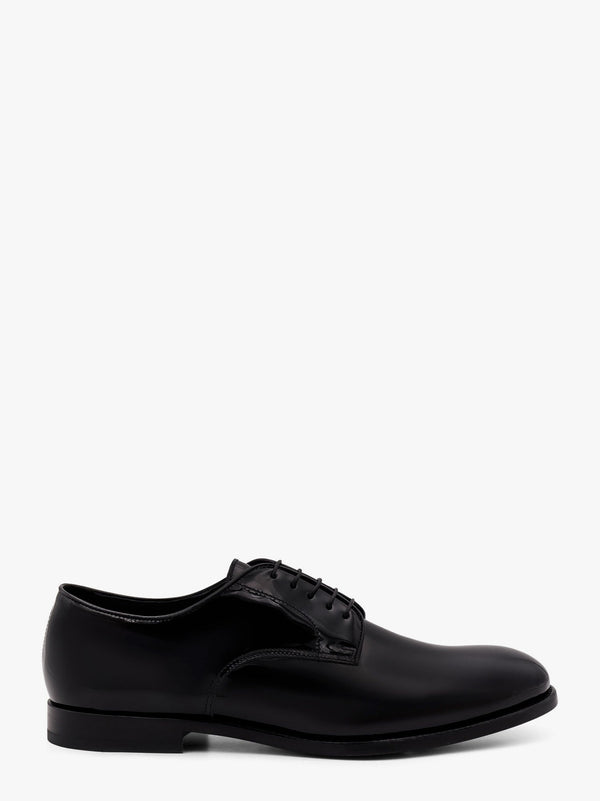 Doucal'S Lace-Up Patent Leather Shoe