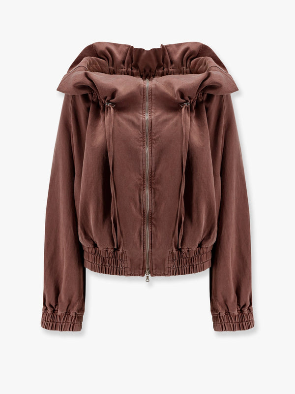 Voly cupro and cotton jacket