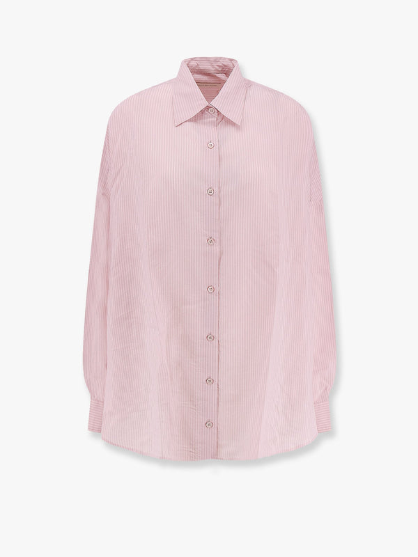 Casia striped cotton blend shirt