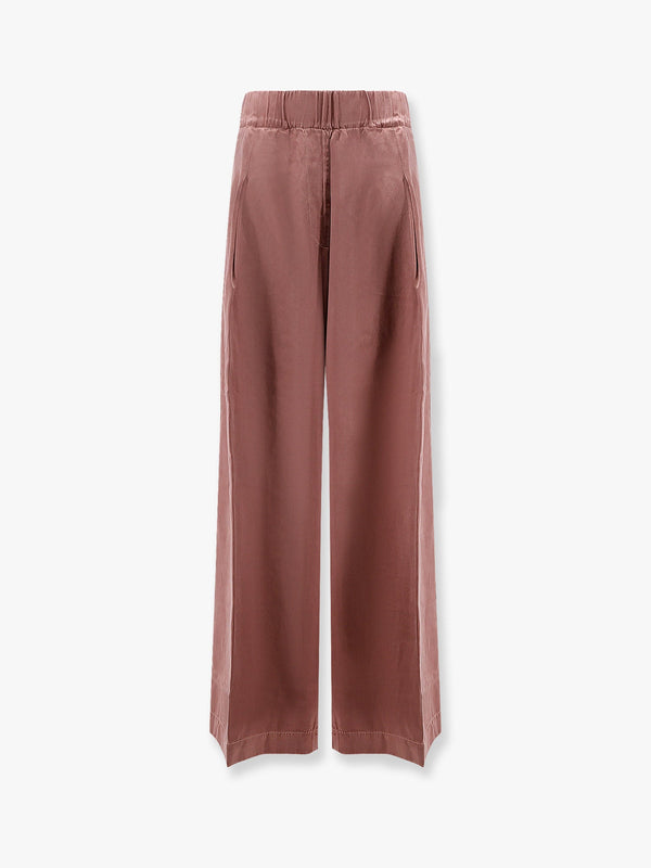 Pila cupro and cotton trousers