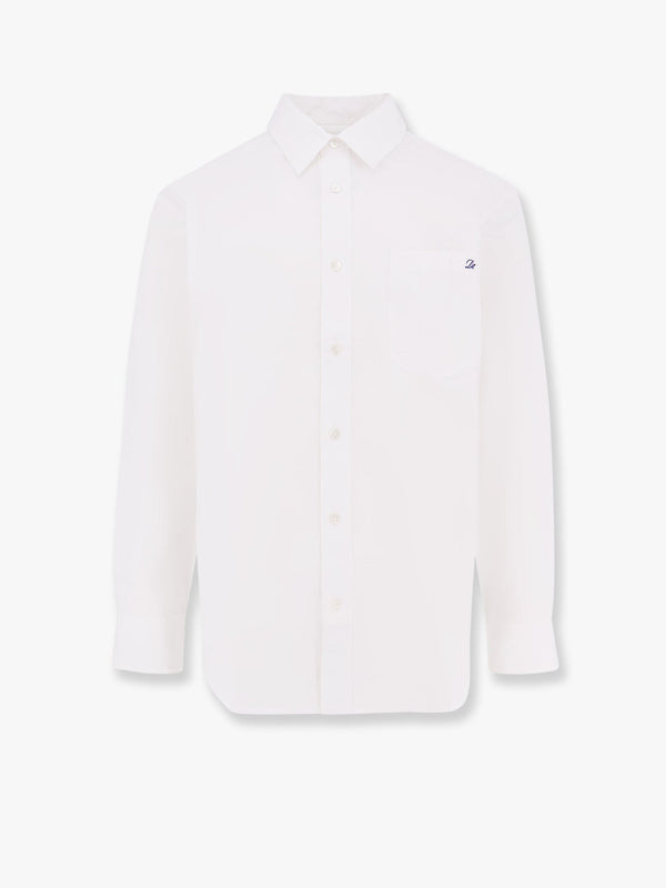 Cotton shirt with one applied breast pocket