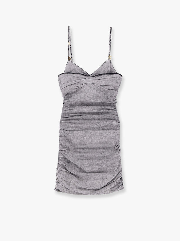 Elisabetta Franchi Denim Mini Dress