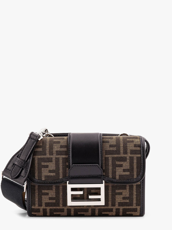 Baguette double jacquard shoulder bag