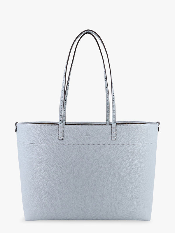 Roll leather shoulder bag with engraved logo on the front
